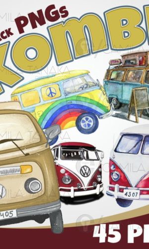 Kit Digital Png Kombi (pague 1 Leve 3)