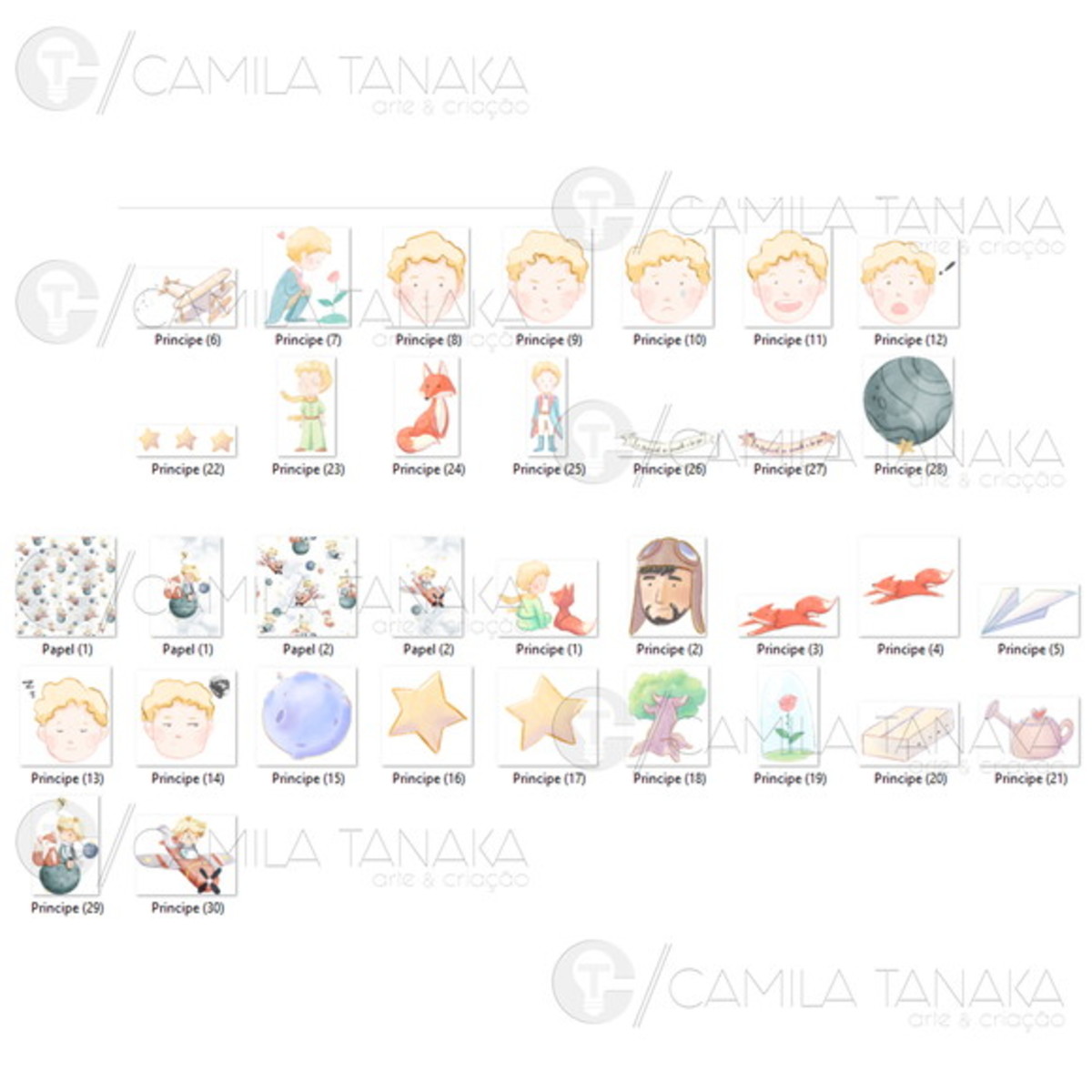 Kit Digital Png Pequeno Principe 9 (pague 1 Leve 3) - Imagem 2