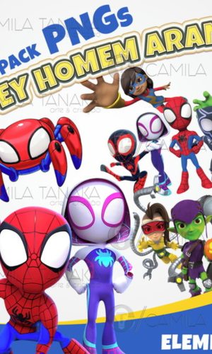 Kit Digital Png Spidey Amigos Espetaculares (pague 1 Leve 3)