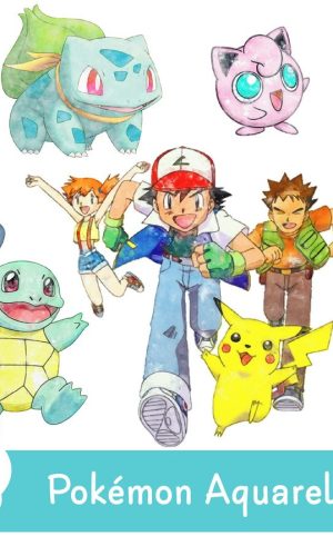 Kit Digital - Pokémon Aquarela