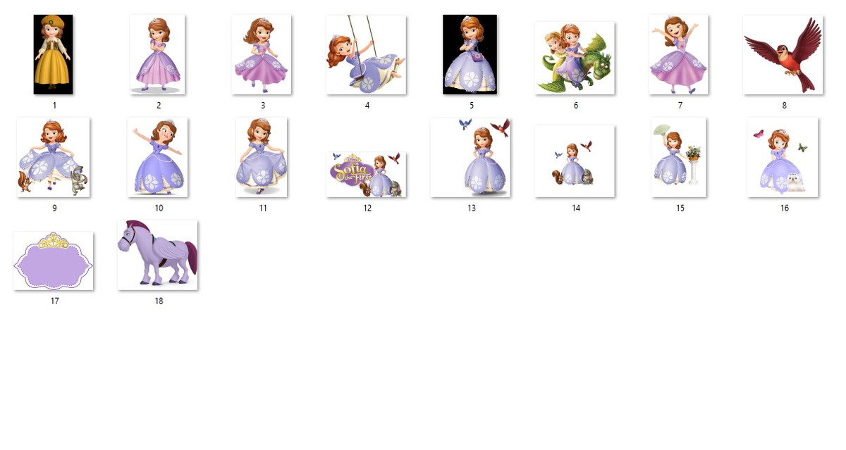 Kit Digital Princesinha Sofia - Imagem 2