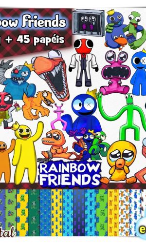 Kit Digital Rainbow Friends