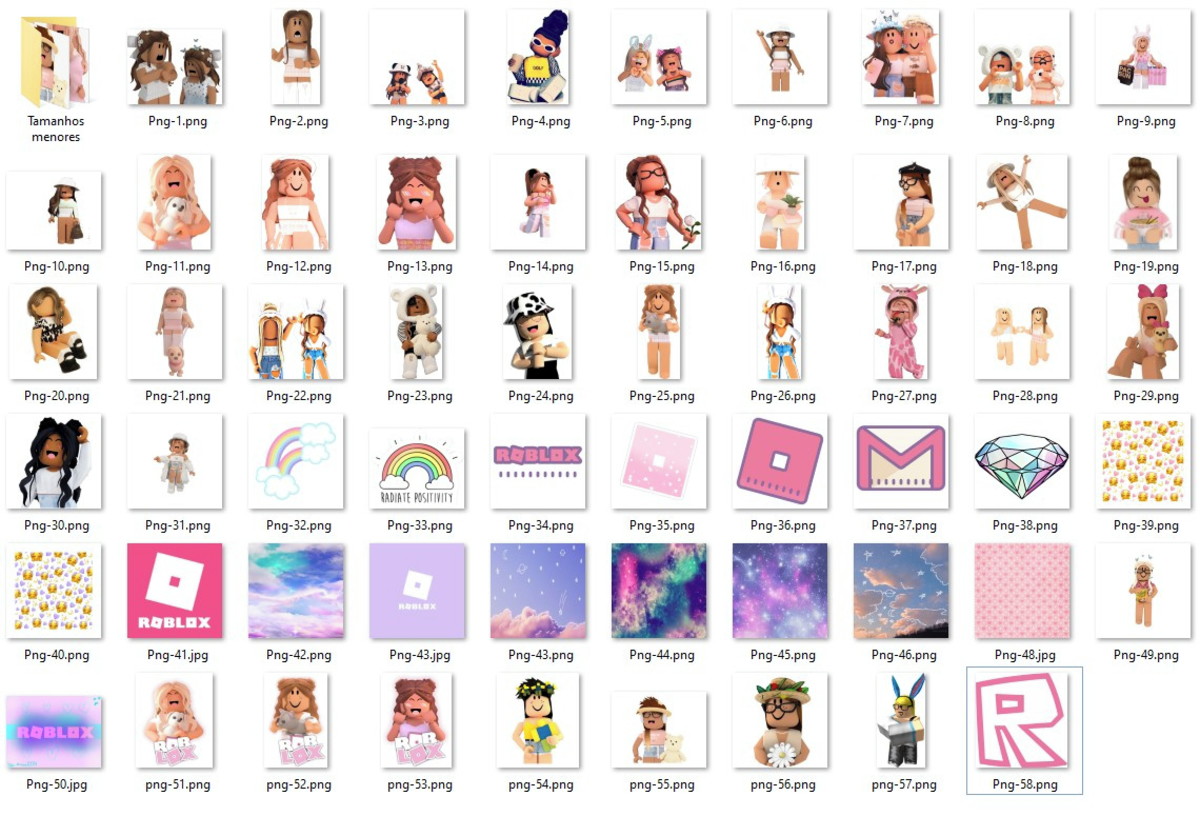 Kit Digital Roblox Menina - Imagem 2