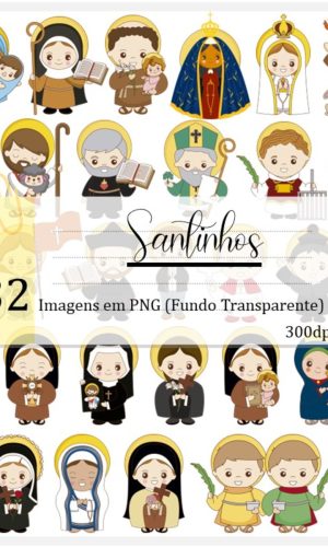 Kit Digital - Santinhos E Santinhas
