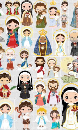 Kit Digital Santinhos Pack 01
