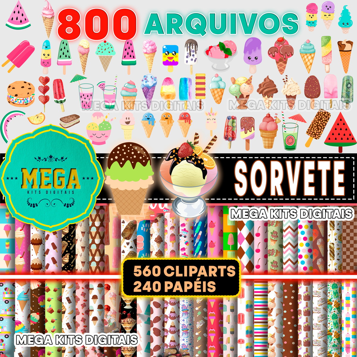 Kit Digital Sorvete