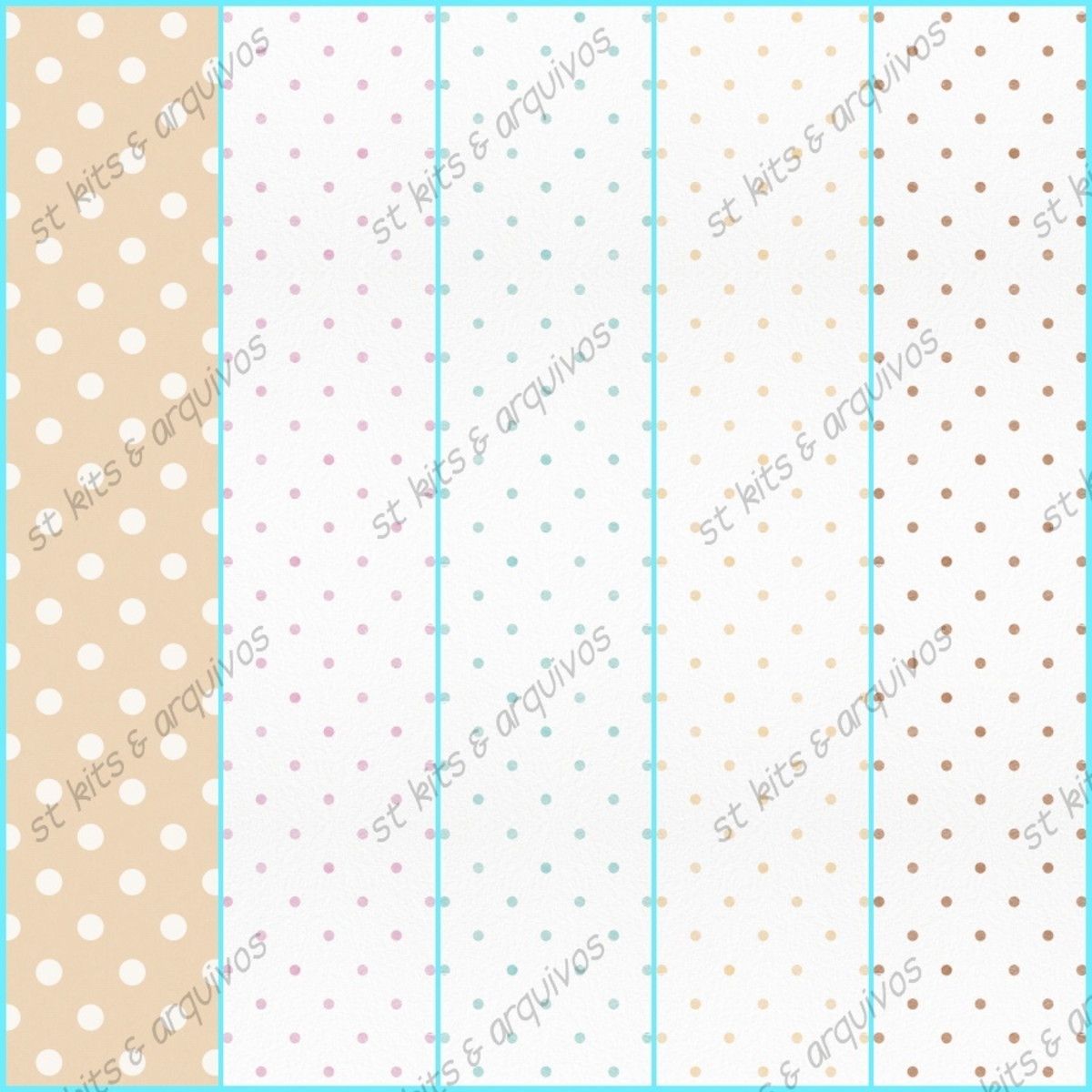 Kit Digital Sorveteria Aquarela - Imagem 4