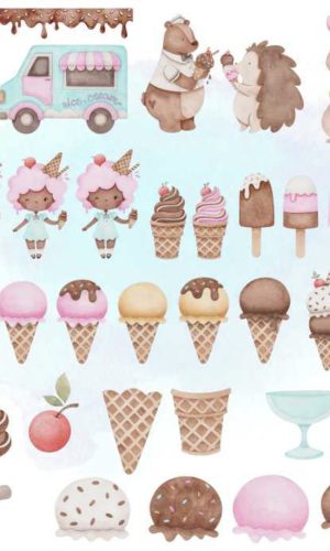 Kit Digital - Sorveteria Aquarela (cod. 0308)