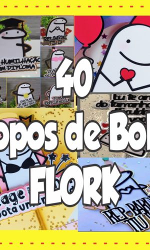 Kit Digital topo de Bolo Flork