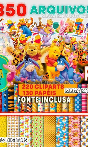 Kit Digital Ursinho Pooh