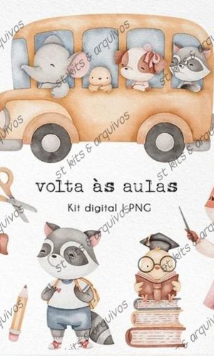 Kit Digital Volta as Aulas em Aquarela
