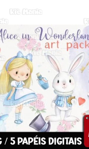 Kit Digital Alice Aquarela