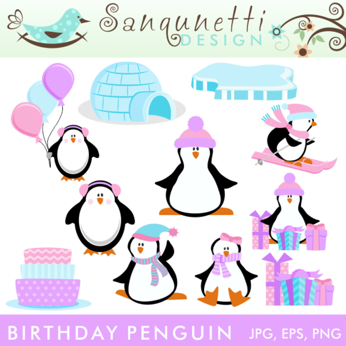 Kits Digitais - Pinguins - Imagem 2