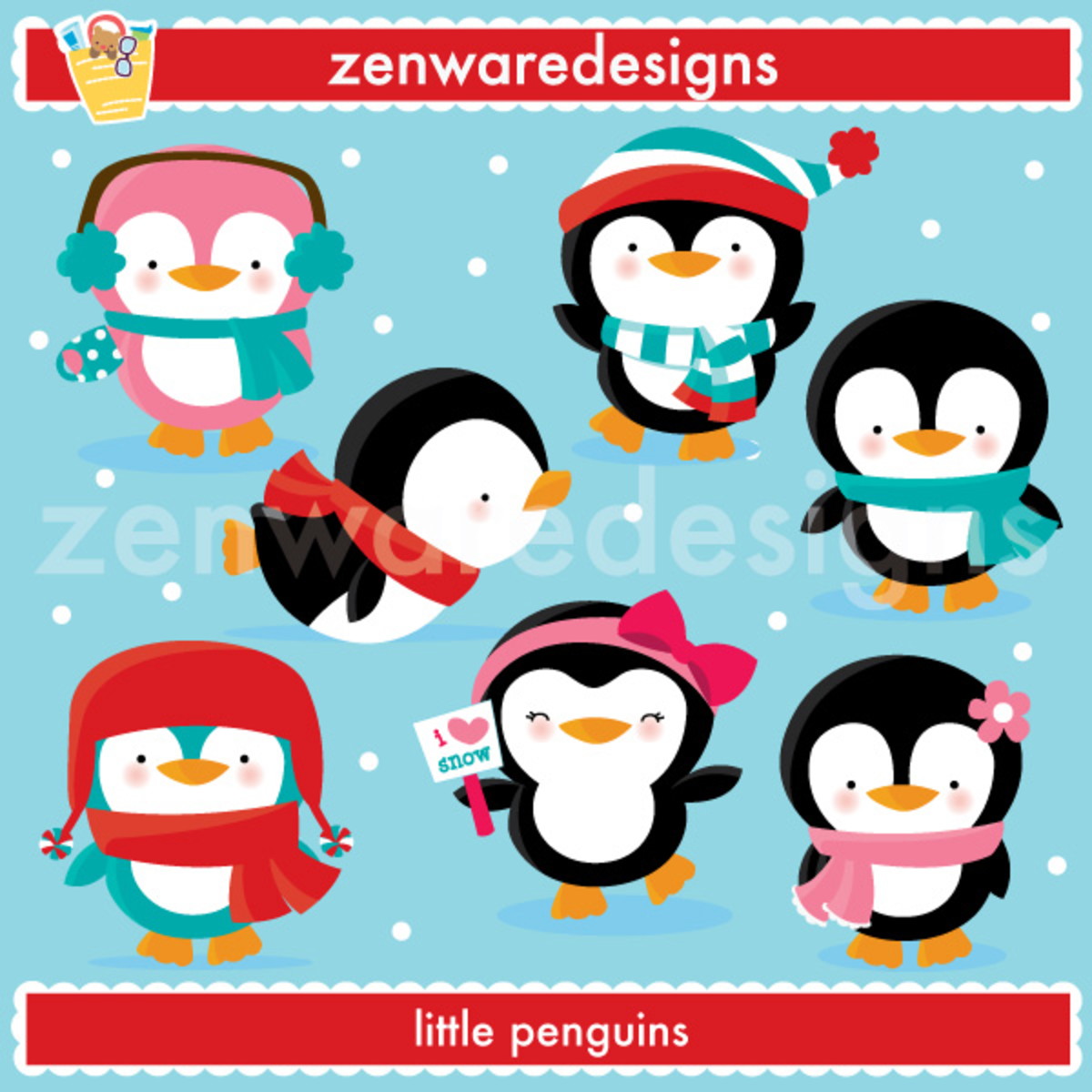 Kits Digitais - Pinguins - Imagem 3