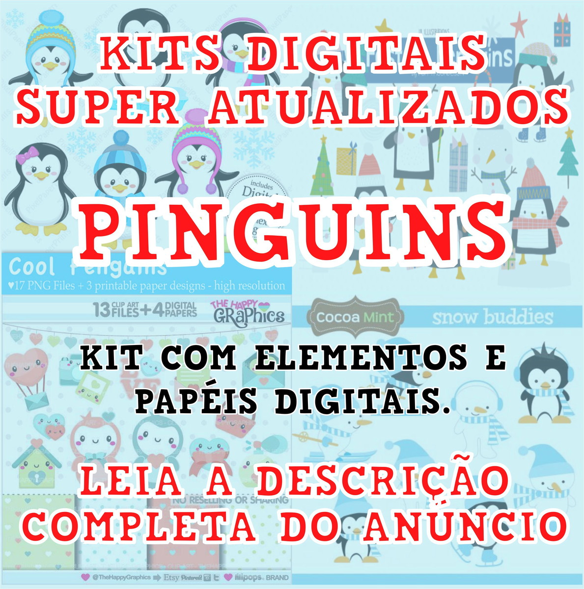 Kits Digitais - Pinguins