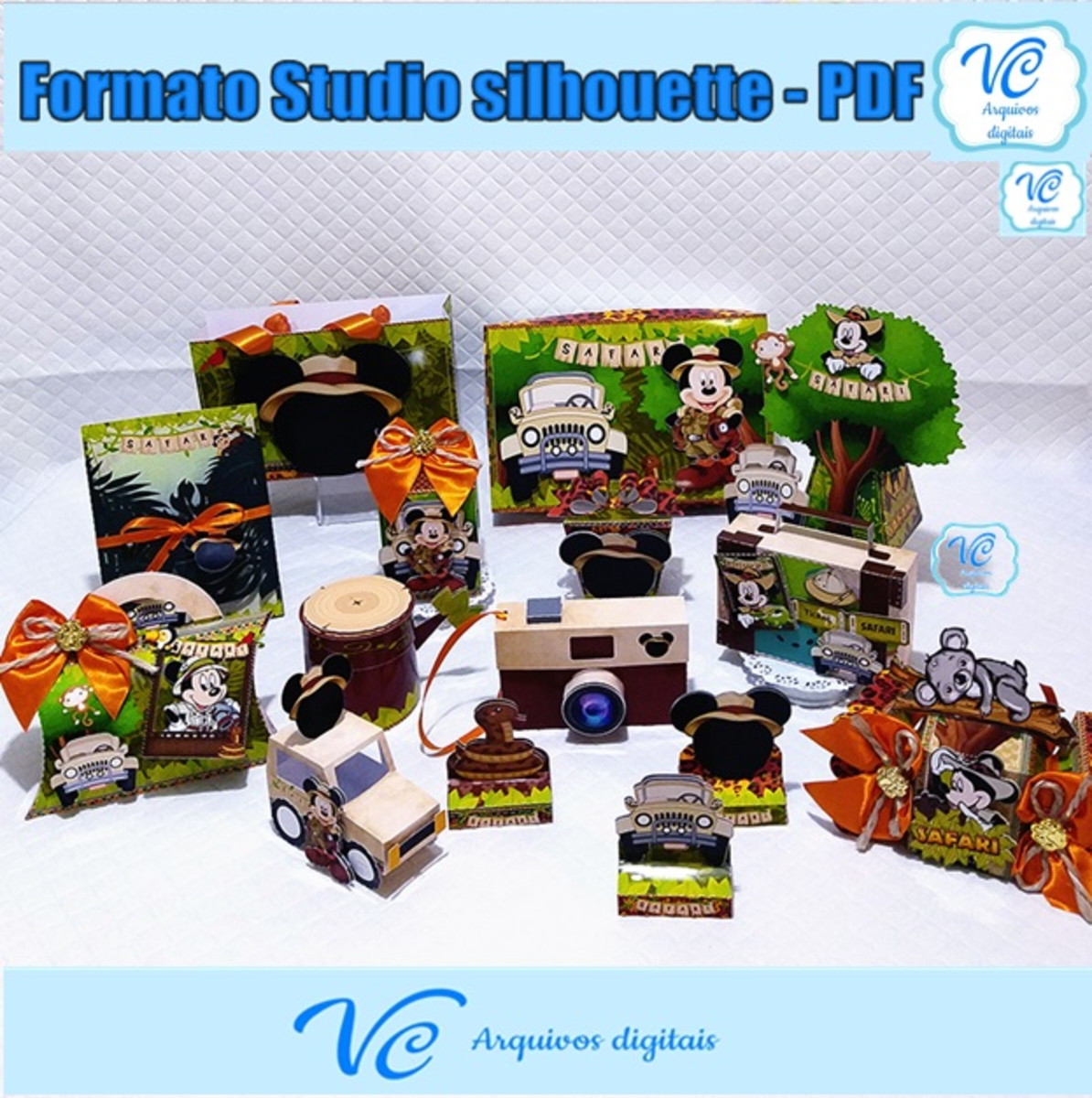 M 547 - Arquivo de corte Mickey Safari -2- STUDIO- PDF