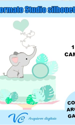 M267- Topo Elefante CAMADAS -Arquivo de corte