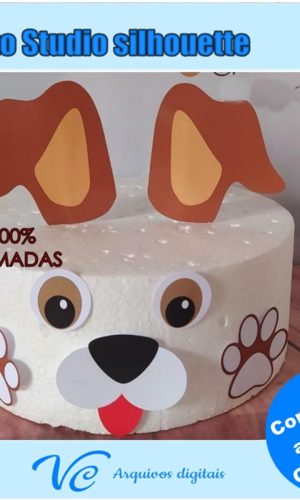 M954- Arquivo de corte topo PETS CAMADAS 3
