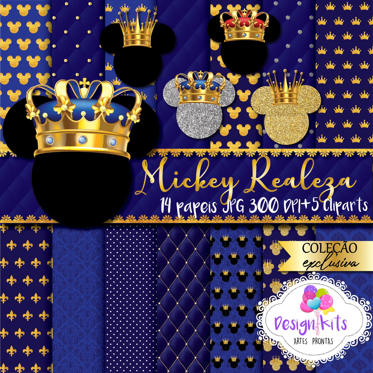 kit digital Mickey Realeza