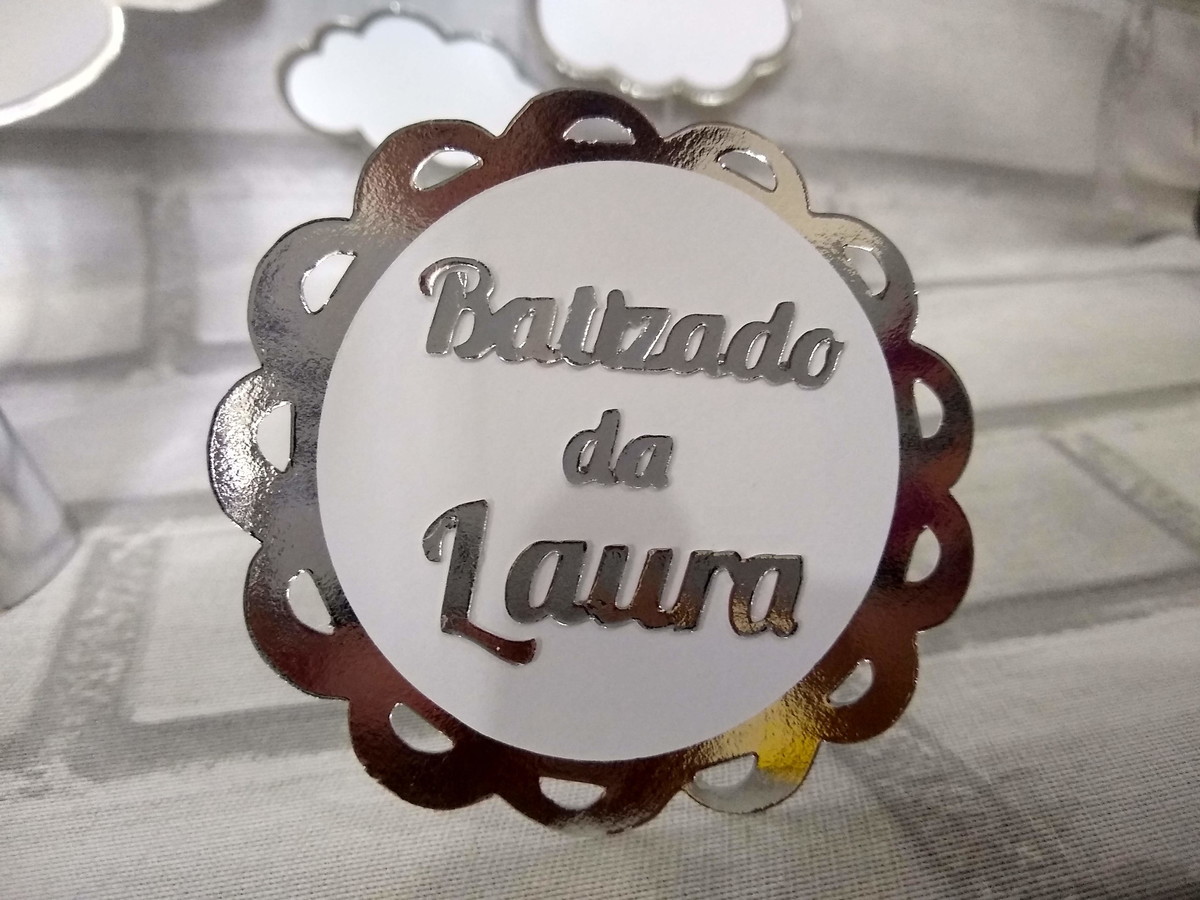 Moldes - Topo de Bolo - Batizado -Anjinho- ARQ DIGITAL -#104 - Imagem 2
