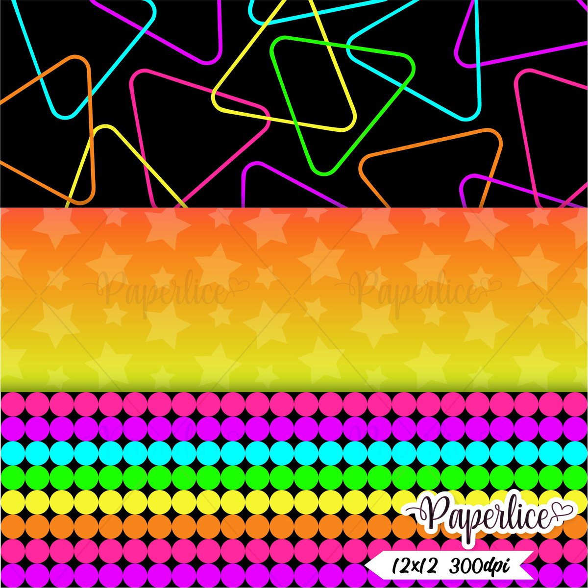 Neon Kit Digital Festa Neon Anos 90 - Imagem 2