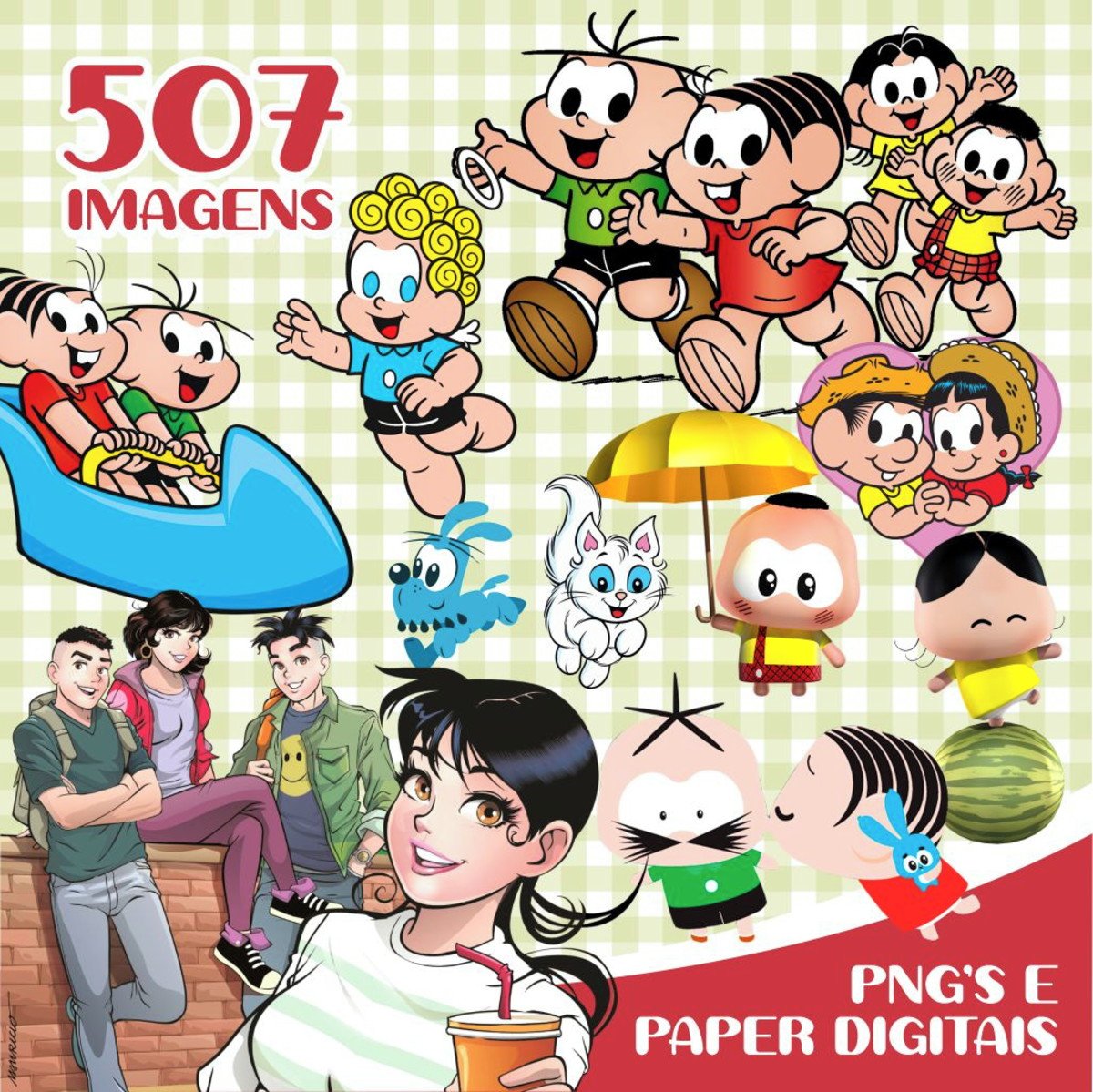 Kit Digital - Turma da Monica (507 Imagens) - Imagem 2