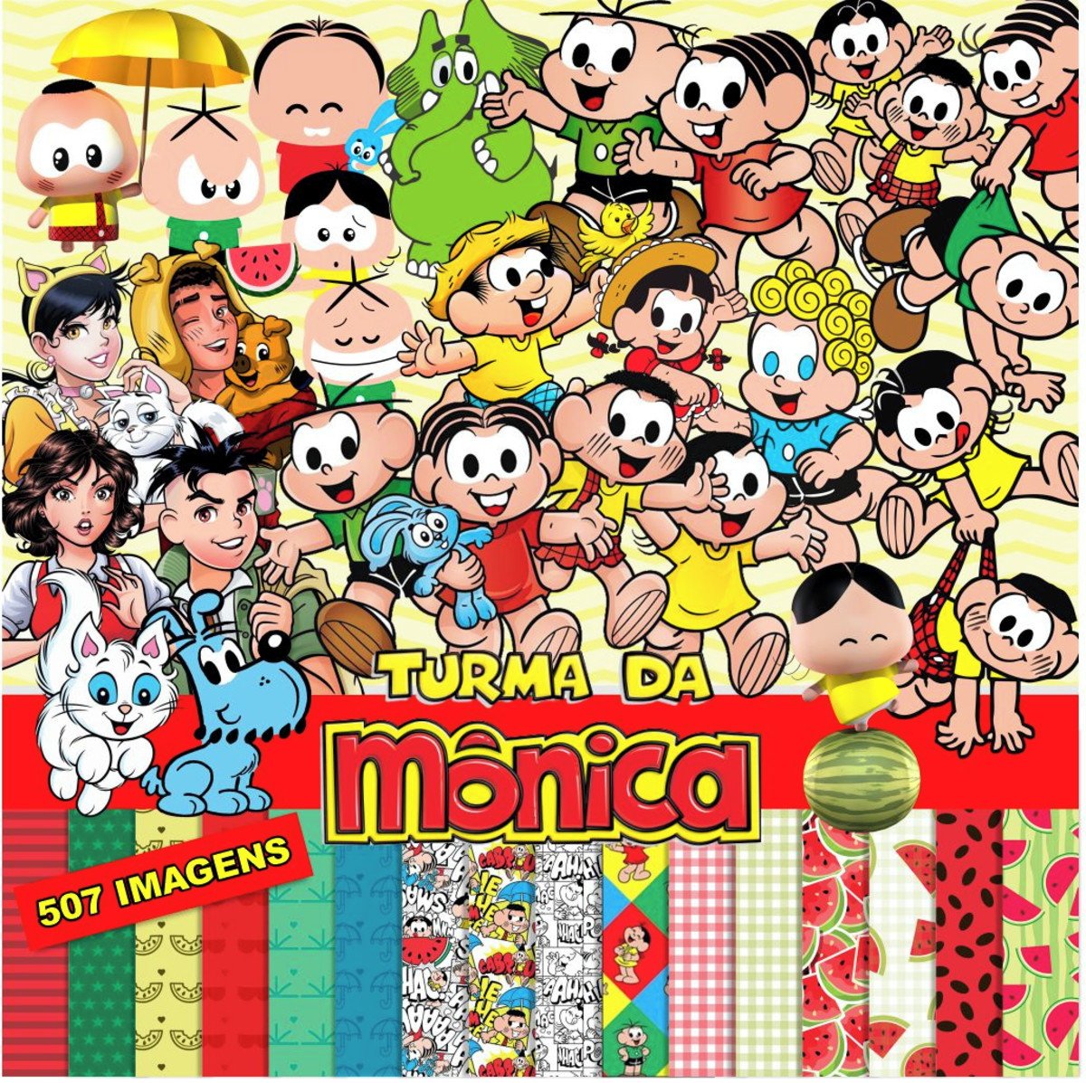 Kit Digital - Turma da Monica (507 Imagens)