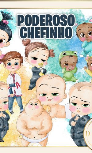 Poderoso Chefinho Aquarela Kit Digital