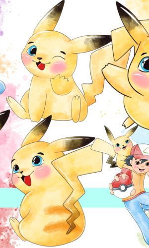 Pokémon Aquarela Kit Digital Compre 1 Leve 3