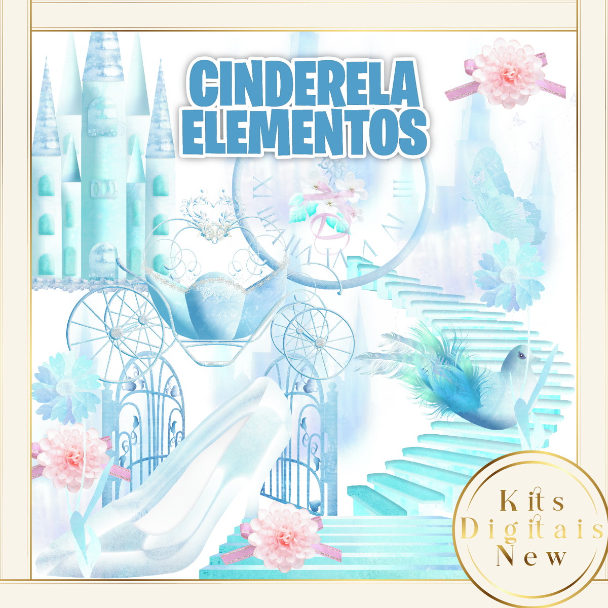 Princesa Cinderela Kit Digital
