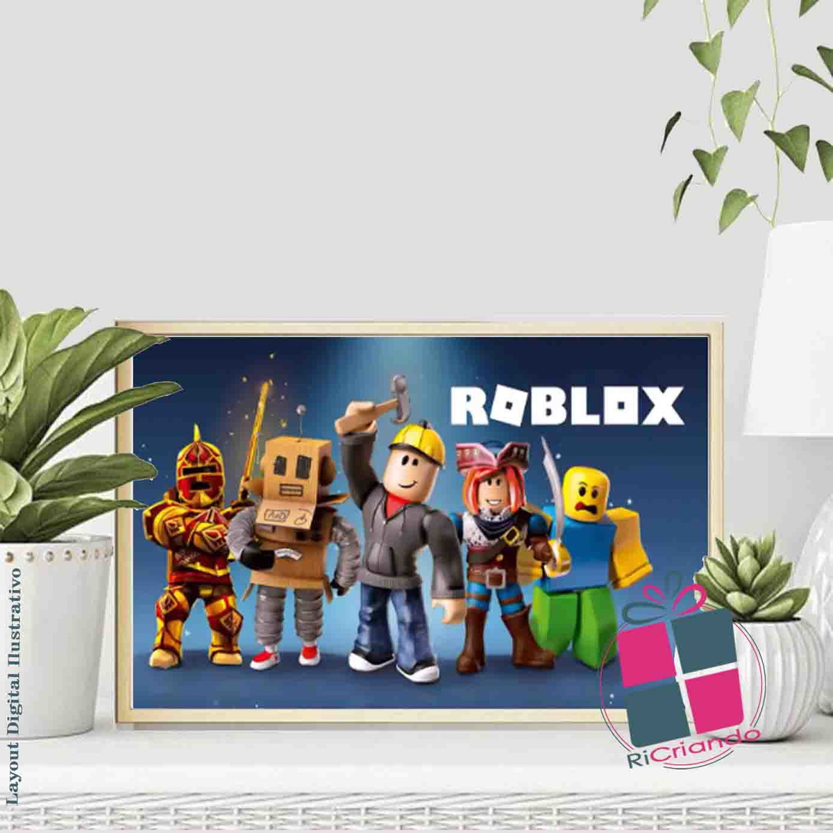 QUADROS ROBLOX - ARQUIVO DIGITAL - Imagem 2