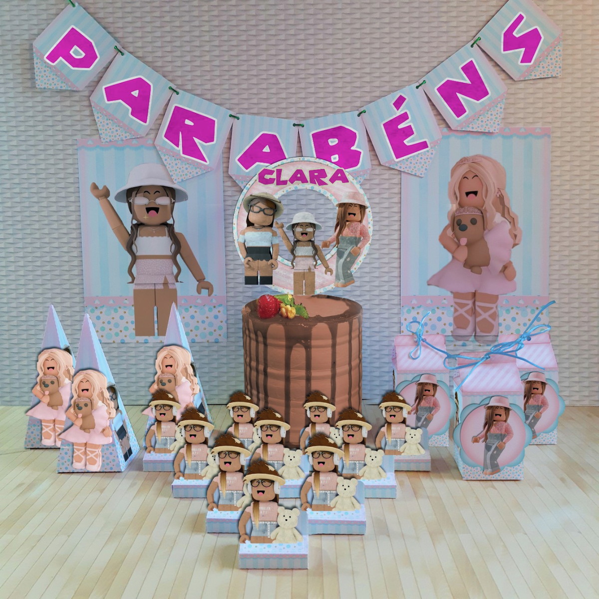 Roblox Menina - Arquivos de Corte Studio e pdf - 2302