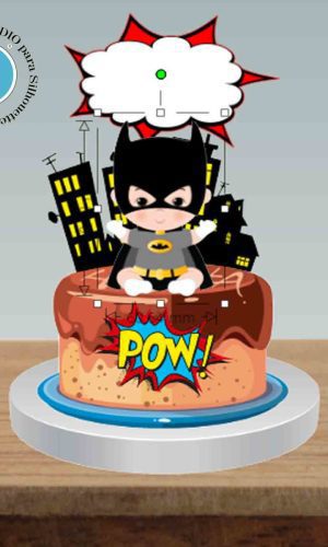 TOPO BATMAN CUTE - ARQUIVO DIGITAL