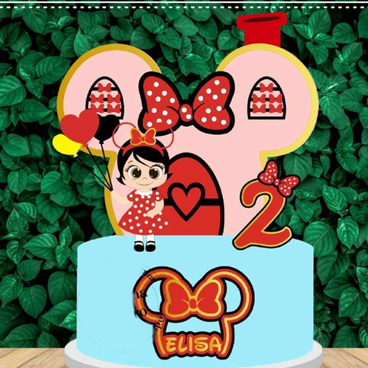 Topo Casa Minnie Menina Arquivo de Corte -CAMADAS 2