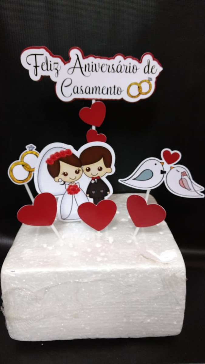 Arquivo Topo de Bolo - Aniversário de Casamento / Namoro
