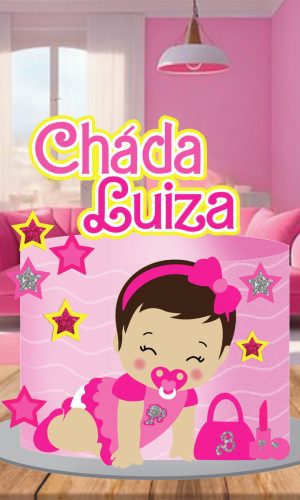 Topo de Bolo Chá de Bebe