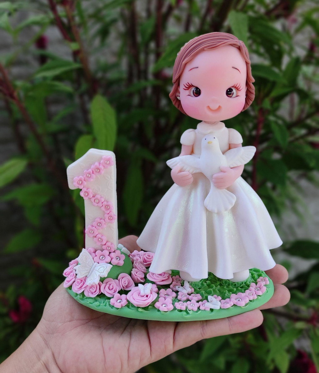 Topo de Bolo Batizado - Imagem 2