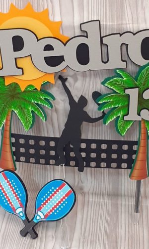 Topo de Bolo - Beach Tennis