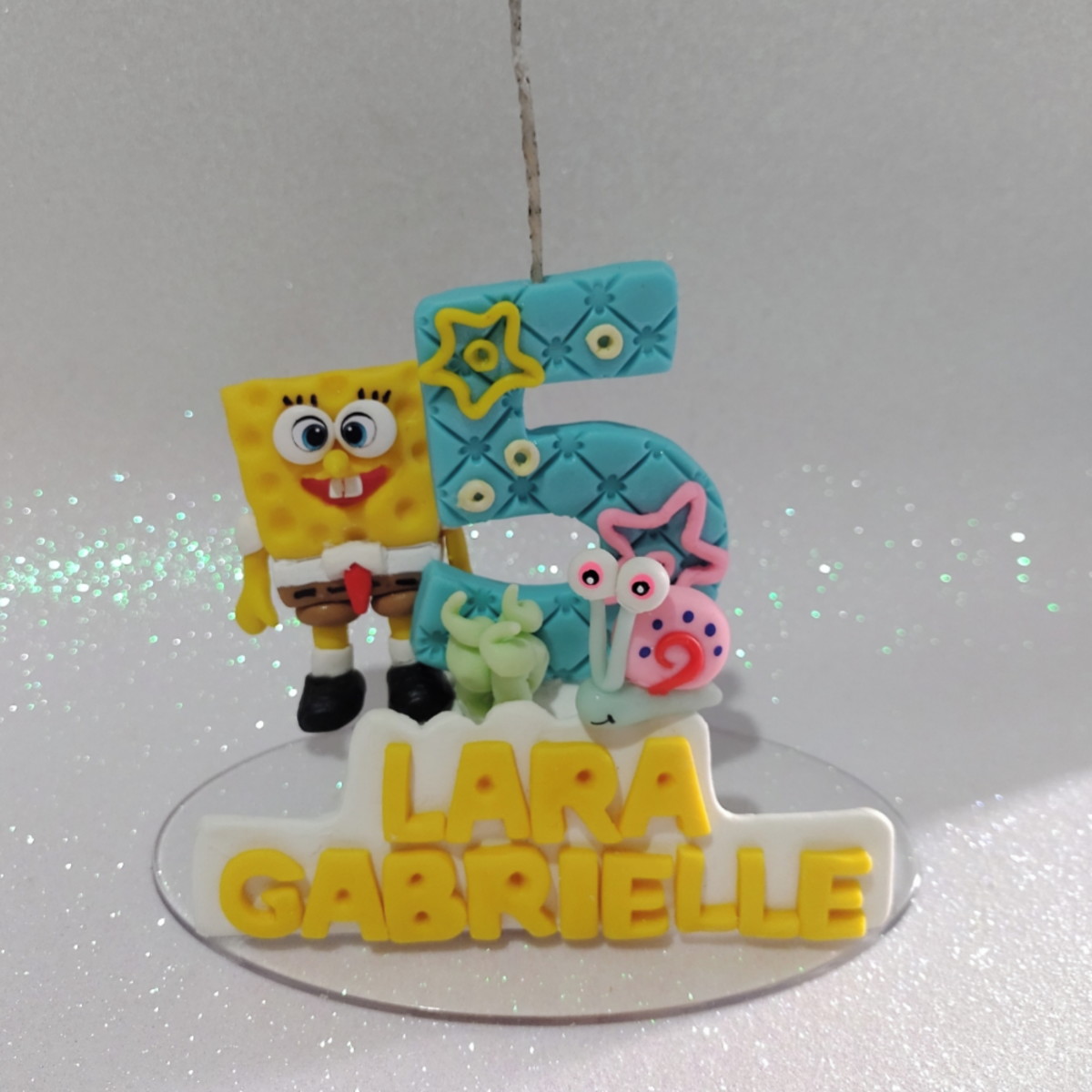 Topo de Bolo Bob Esponja - Imagem 2