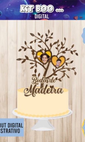 Arquivo Topo de Bolo - Bodas de Madeira 5 anos