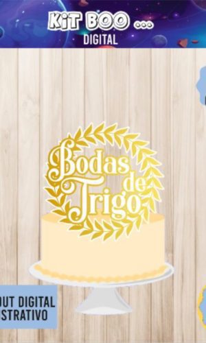 Arquivo Topo de Bolo - Bodas de Trigo 3 anos