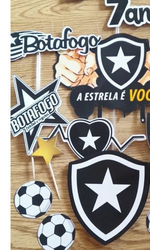 Topo de Bolo Botafogo