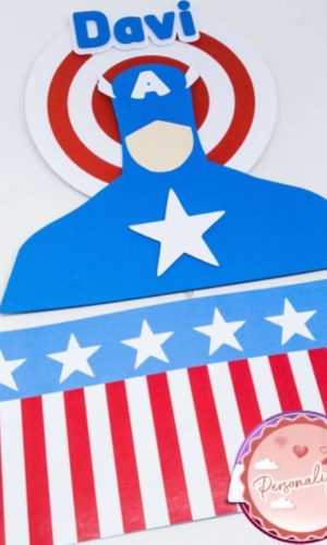 Arquivo Topo de Bolo - Capitão América