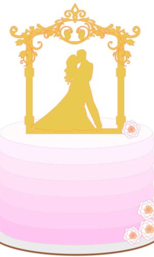 ARQUIVO Topo de bolo Casamento pergolado +1 tema da loja