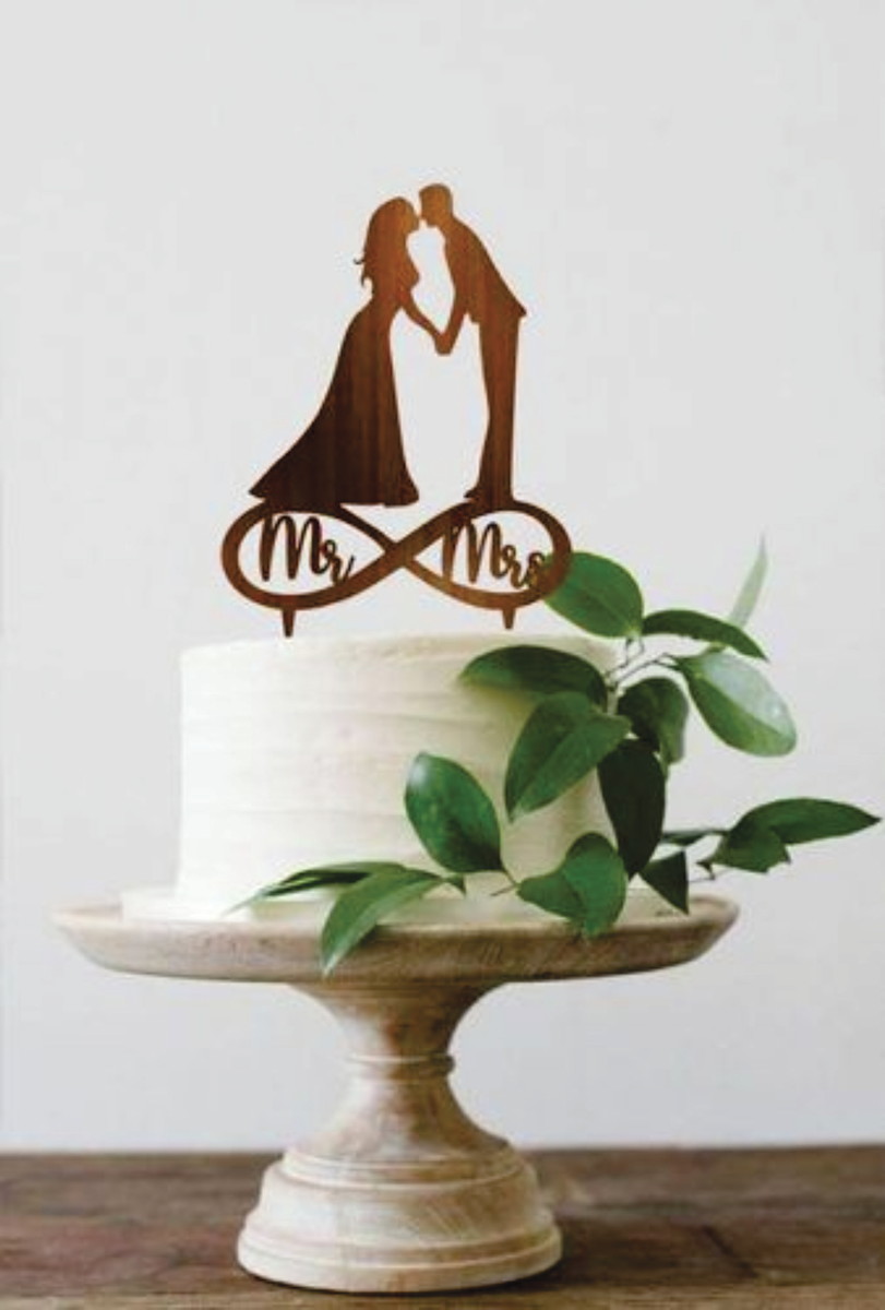 Topo de Bolo Casamento Arquivo de Corte