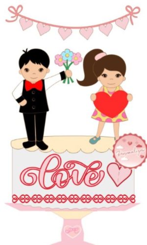 Arquivo Topo de Bolo - Casamento / Namoro / Noivado