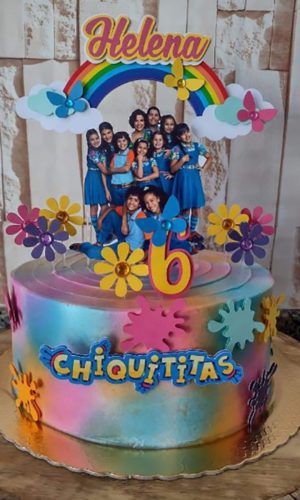 Topo de Bolo Chiquititas