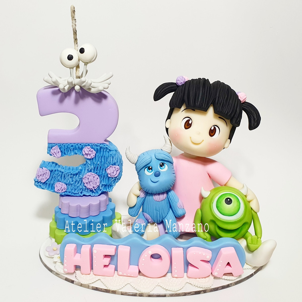 TOPO DE BOLO DA BOO PERSONALIZADO