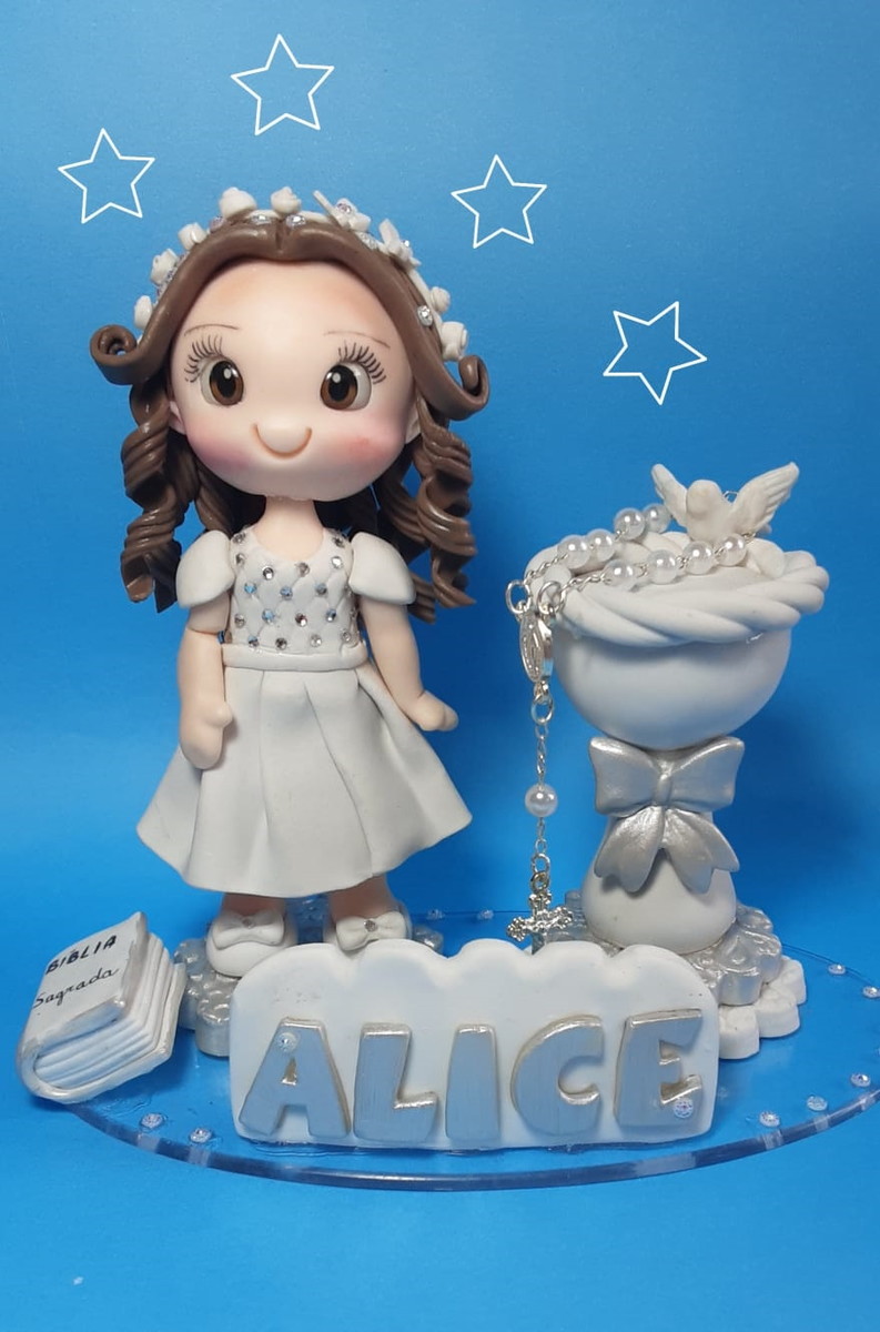 Topo De Bolo De Batizado - Imagem 4
