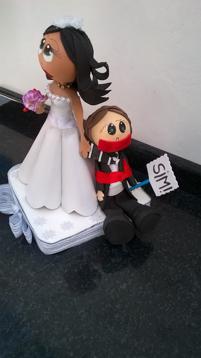 Topo de bolo de casamento